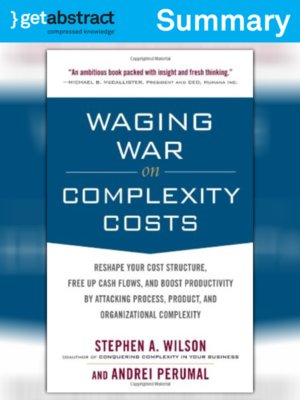 cover image of Waging War on Complexity Costs (Summary)